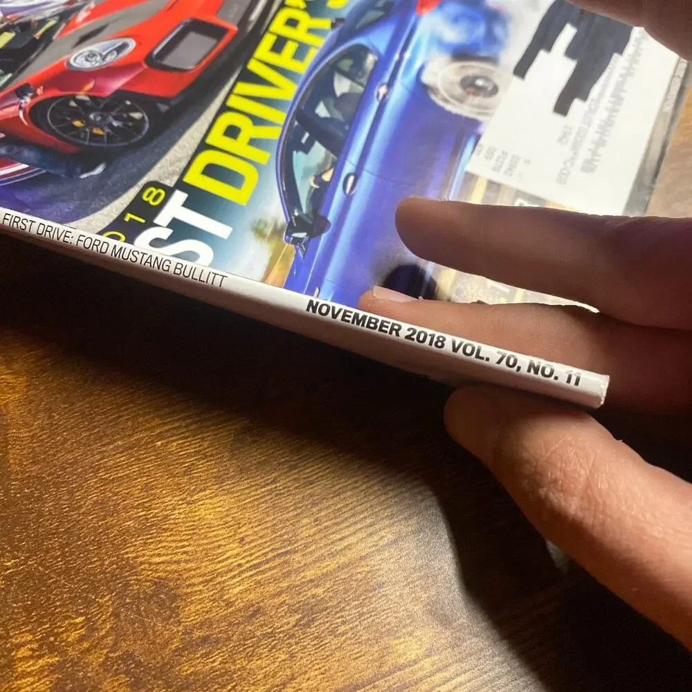 Motor Trend November 2018 2018 Best Driver's Car 12 Contenders... 1 Winner (Maga